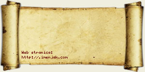 Tadija Hrnjaković vizit kartica